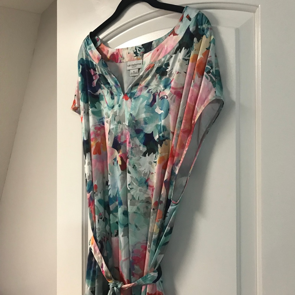 Liz Claiborne watercolor dress
